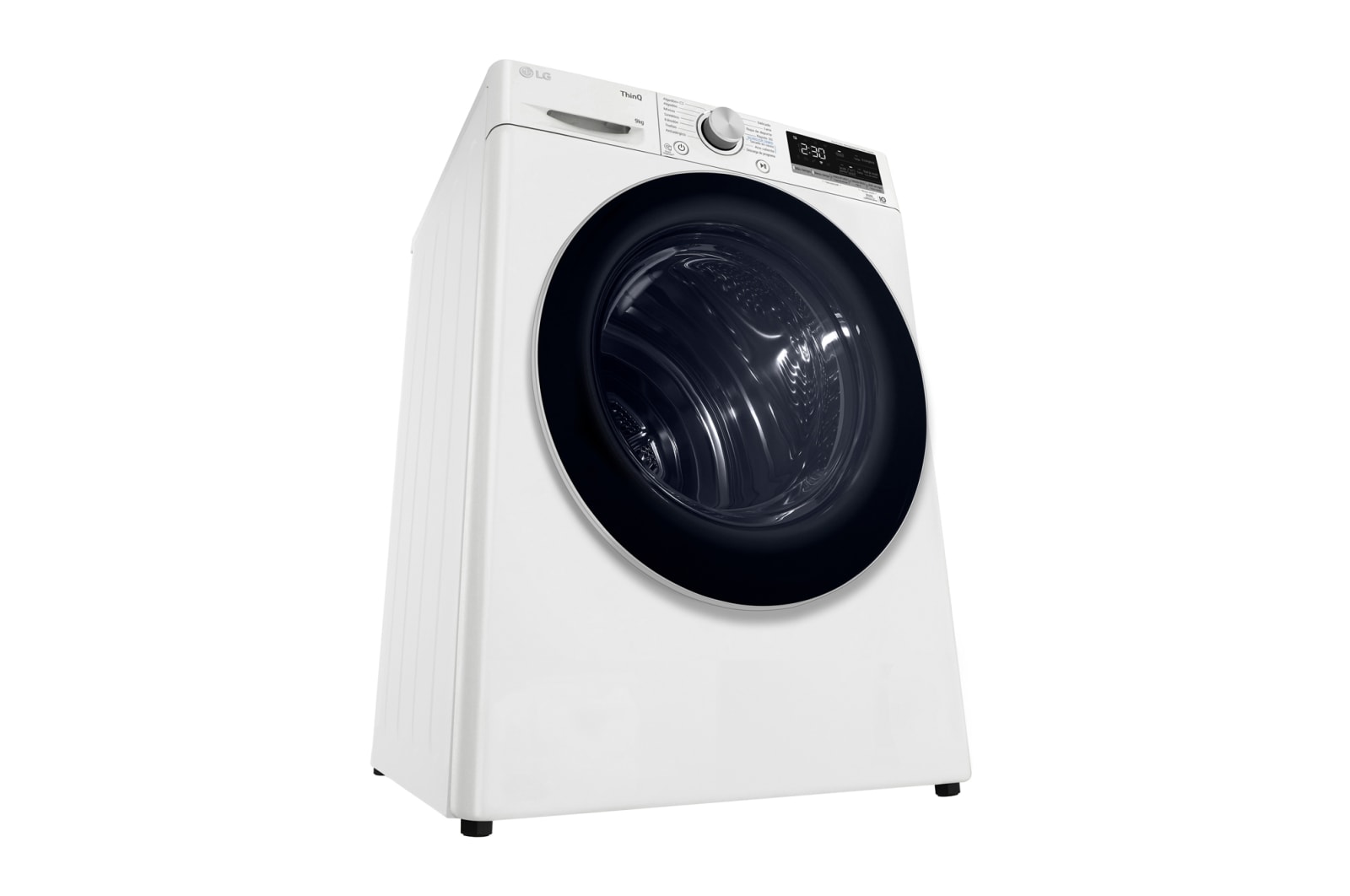 LG 9 kg, Eco Hybrid™ DUAL Inverter Hőszivattyús szárítógép, Automatikus kondenzátortisztítás és ThinQ™ WiFi funkció, RH90V9AV3N